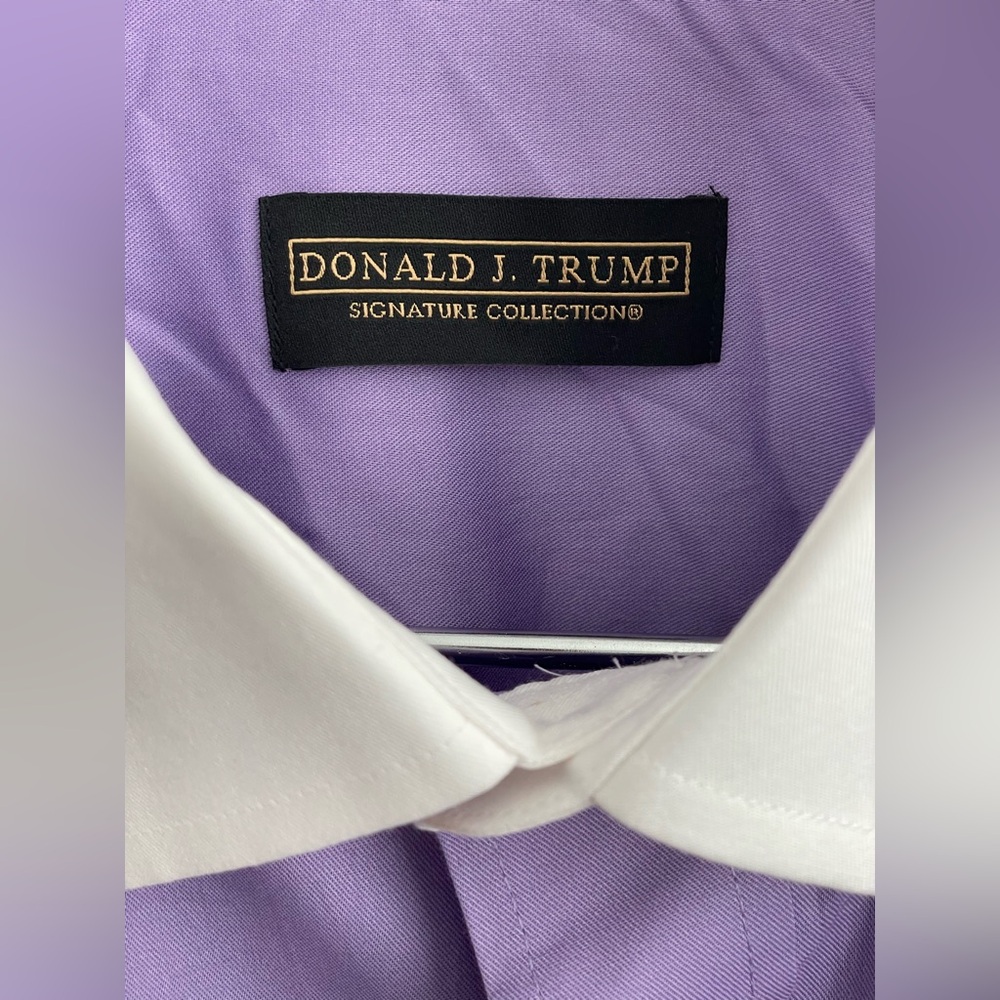Donald Trump Signature Collection 15 1/2 32/33 Regular Fit Mens Dress Shift